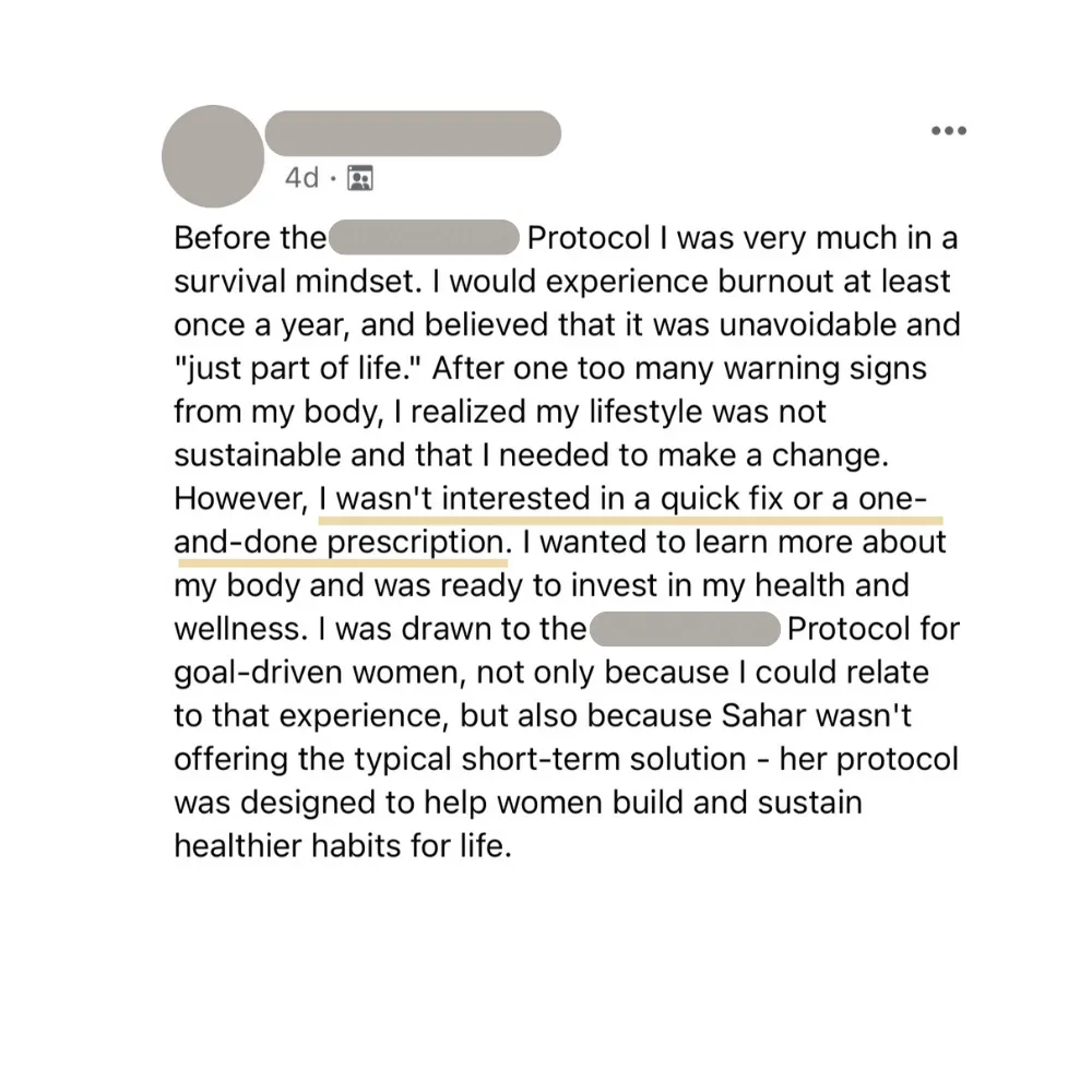 Client testimonial 9